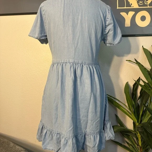 Lucky Brand Blue Ruffled Sundress - Picture 2 of 6